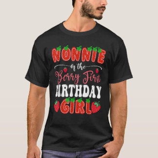 Nonnie von Berry First Birthday Girl 1St Bday Stra T-Shirt