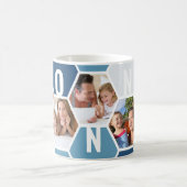 Nonno 5 Foto bearbeitet 5 Letter Honeycomb Kaffeetasse (Mittel)