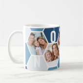 Nonno 5 Foto bearbeitet 5 Letter Honeycomb Kaffeetasse (Links)