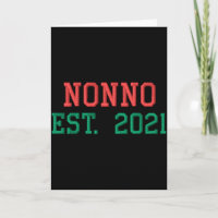 Nonno Est 2021 besticktes T-Shirt 