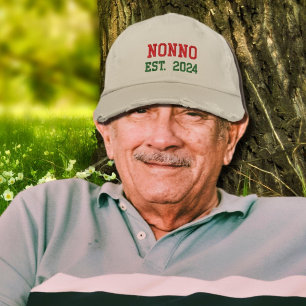 Nonno - est.2024 bestickte Baseballkappe