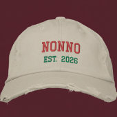 Nonno - est.2026 bestickte Baseballkappe