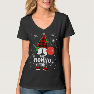 Nonno Gnome Buffalo Kariert Matching Family Christ T-Shirt