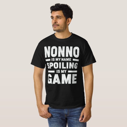 Nonno ist mein Name Verschmutzung ist mein Game Gr T-Shirt (Vorne ganz)