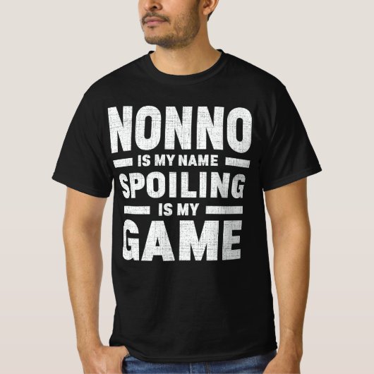 Nonno ist mein Name Verschmutzung ist mein Game Gr T-Shirt (Vorderseite)