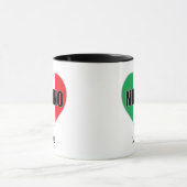 NONNO Italienische Flagge Herzkultur-Tasse Tasse (Zentrum)
