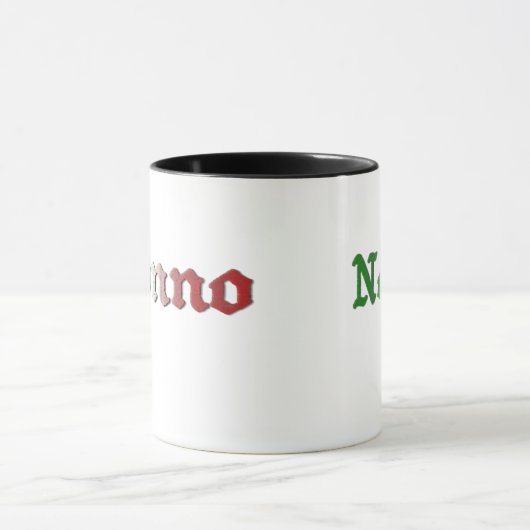 Nonno italienische großväterliche Kaffee-Tasse Tasse (Zentrum)