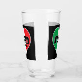 Nonno Personalisiert Glass Tumbler (Links)