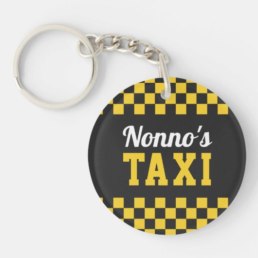 Nonno-Taxi | Funny Großvater Nickname Foto Schlüsselanhänger (Vorderseite)