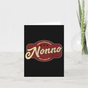 Nonno wie ein Opa, aber Cooler - italienisches Non Karte