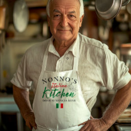 Nonno's Italian Kitchen Apron - Dove Si Mangia Ben Schürze