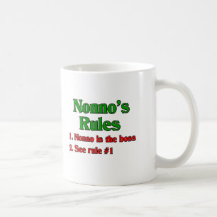 Nonnos (italienischen Großvaters) Regeln Kaffeetasse
