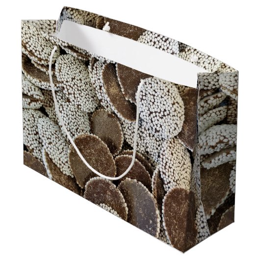 Nonpareil Candy Große Geschenktüte (Rückseite Schrägansicht)