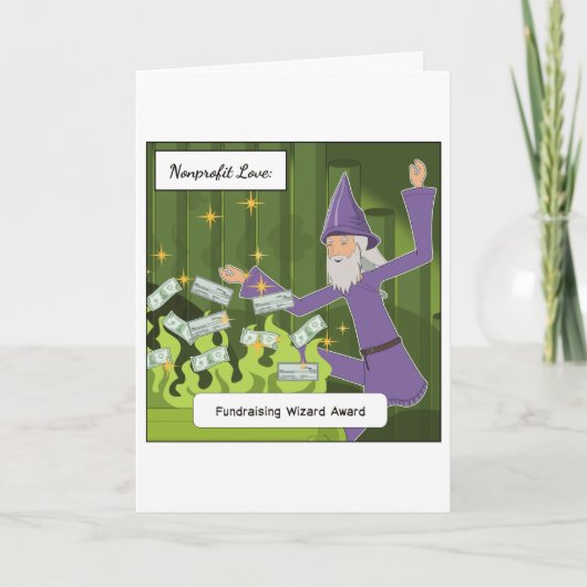 Nonprofit Fundraiser Dankeschön Karte (Vorderseite)