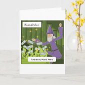 Nonprofit Fundraiser Dankeschön Karte (Gelbe Blume)