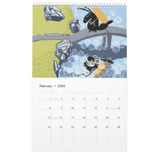 Nonsense Possums Calendar 2026 Kalender (Feb 2026)