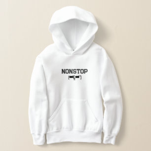 NONSTOP Gym Motivation Hoodie T - Shirt