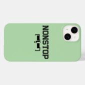 NONSTOP Gym Motivation Hoodie T - Shirt Case-Mate iPhone Hülle (Rückseite (Horizontal))