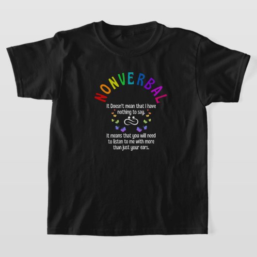 nonverbal T-Shirt (Ablage )