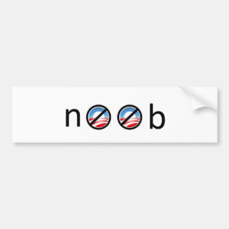 Noob Anti-obama Autoaufkleber