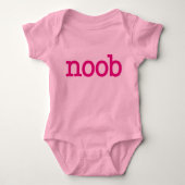 noob baby strampler (Vorderseite)