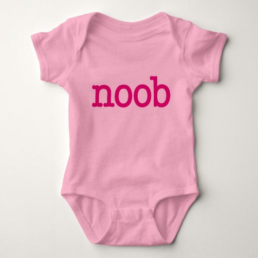 noob baby strampler (Vorderseite)