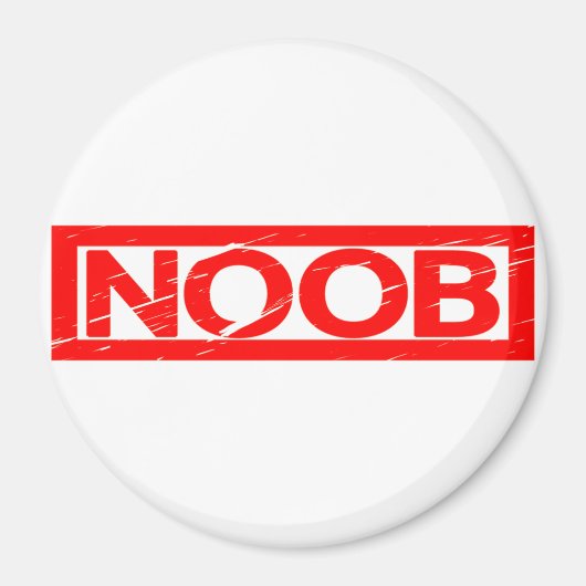 Noob Briefmarke Magnet (Vorne)