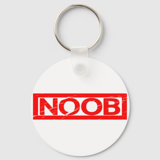 Noob Briefmarke Schlüsselanhänger (Vorderseite)