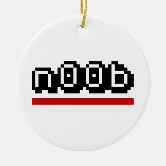 Noob Keramik Ornament (Vorne)
