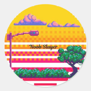 NOOB SLAYER Gamer Aufkleber