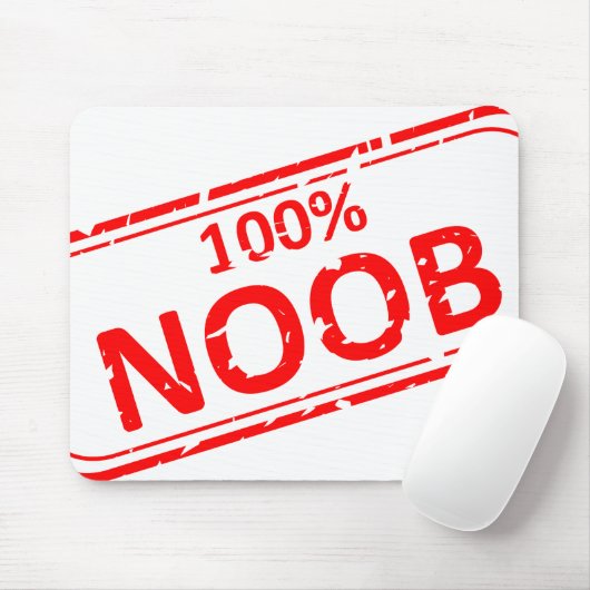 Noob Stempel 100% Mousepad (Mit Mouse)