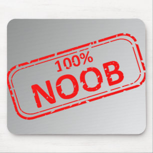 Noob Stempel 100% Mousepad