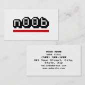 Noob Visitenkarte (Vorne/Hinten)