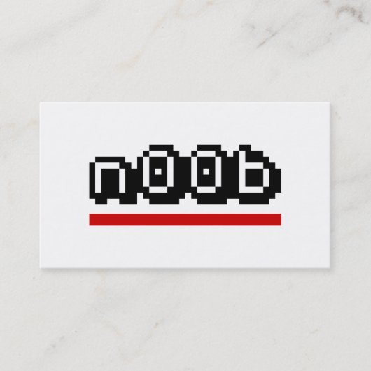 Noob Visitenkarte (Vorderseite)
