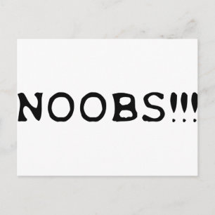 NOOBS !! Ikone Postkarte