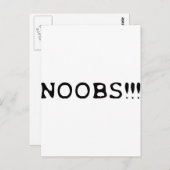 NOOBS !! Ikone Postkarte (Vorne/Hinten)