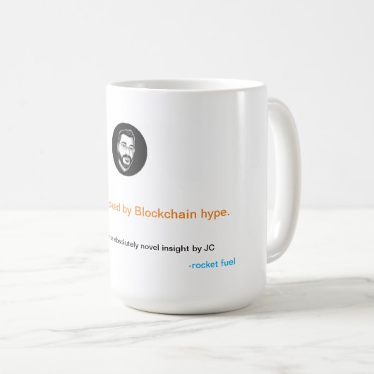 Noobs werden durch Blockchain-Hype getrickst Kaffeetasse (VorderseiteRechts)