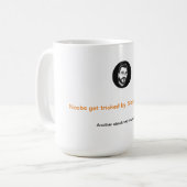 Noobs werden durch Blockchain-Hype getrickst Kaffeetasse (Vorderseite Links)