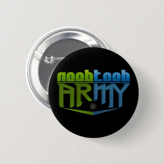 Noobtoob Armee-Knopf Button (Vorne & Hinten)