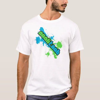 NooBTooB Splotch-Weiß T-Shirt