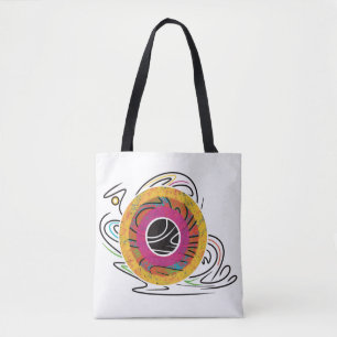 Noodle a Doodle Abstrakt Tote Bag - Lächeln Tasche