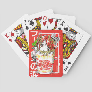 Noodle Anime Girl Card Spielkarten