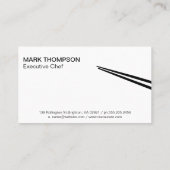 Noodle Bowl | Chopsticks Visitenkarte (Rückseite)