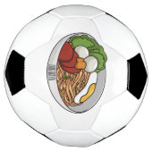 Noodle-Cartoon-Abbildung Fußball (Gedreht)