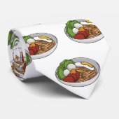 Noodle-Cartoon-Abbildung Krawatte (Gerollt)