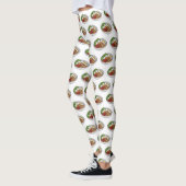 Noodle-Cartoon-Abbildung Leggings (Links)