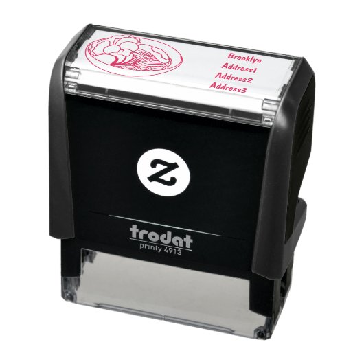 Noodle-Cartoon-Abbildung Permastempel (Produkt)