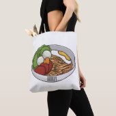 Noodle-Cartoon-Abbildung Tasche (Von Nahem)