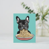 Noodle Eater Postkarte (Stehend Vorderseite)