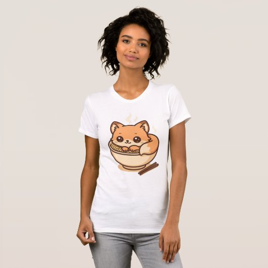 Noodle Fox T-Shirt (Vorne ganz)